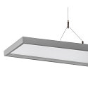 SLV LED Pendelleuchte WORKLIGHT, 80�, 57W, 4000K, 5000lm, dimmbar, silber