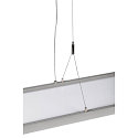 SLV LED Pendelleuchte WORKLIGHT, 80�, 57W, 4000K, 5000lm, dimmbar, silber