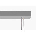 SLV LED Pendelleuchte WORKLIGHT, 80�, 57W, 4000K, 5000lm, dimmbar, silber
