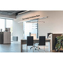 SLV LED Pendelleuchte WORKLIGHT, 80�, 57W, 4000K, 5000lm, dimmbar, silber