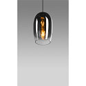 SLV pendant luminaire PANTILO OVAL PD E27 IP20, chrome