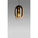 SLV pendant luminaire PANTILO OVAL PD E27 IP20, gold