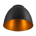 Leuchtenschirm PARA DOME, 30,8cm, IP20, schwarz/gold
