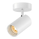Wand-/Decken-Spot ASTO TUBE SINGLE, IP20, zylindrisch, 1-flammig, 1x GU10 max. 10W, wei�