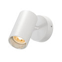 SLV Wand-/Decken-Spot ASTO TUBE SINGLE, IP20, zylindrisch, 1-flammig, 1x GU10 max. 10W, wei�