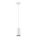 SLV Pendelleuchte ASTO TUBE, IP20, zylindrisch, 1-flammig, 1x GU10 max. 10W, wei�