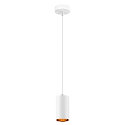 SLV Pendelleuchte ASTO TUBE, IP20, zylindrisch, 1-flammig, 1x GU10 max. 10W, wei�