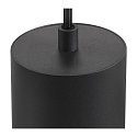 SLV pendant luminaire ASTO TUBE 3 flames, rigid, long GU10 IP20, black dimmable