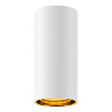 SLV Aufbau-Downlight ASTO TUBE, IP20, zylindrisch, GU10 max. 10W, wei�