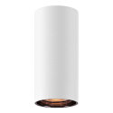SLV Aufbau-Downlight ASTO TUBE, IP20, zylindrisch, GU10 max. 10W, wei�