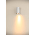 SLV Wandstahler ASTO TUBE, IP20, zylindrisch, 1-flammig, Dpwn, 1x GU10 max. 10W, wei�