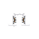 3-Phasen HV-Einbauschiene S-TRACK PHASE & DALI, IP20, 230V AC, DALI steuerbar, 300cm, schwarz