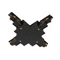 Zubeh�r f�r 3-Phasen Einbauschiene S-TRACK PHASE & DALI - X-Verbinder, DALI steuerbar, schwarz