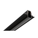 SLV Einbauschiene TRACK 48V, DALI, 1m, IP20, schwarz