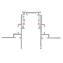 SLV Einbauschiene TRACK 48V, DALI, 1m, IP20, wei�