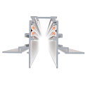 SLV Einbauschiene TRACK 48V, DALI, 4m, IP20, wei�