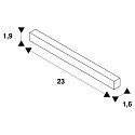 SLV Flexibler Verbinder TRACK 48V, DALI, IP20, wei�
