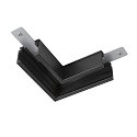 L-connector TRACK 48V standard, mechanical, left, black