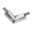 L-connector TRACK 48V standard, mechanical, right, white