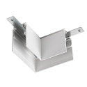 L-connector TRACK 48V mechanical, right, low, white