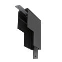 L-connector TRACK 48V mechanical, low, Stereo, black