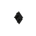 Endkappe f�r Aufbauschiene TRACK 48V, Standard, IP20, schwarz