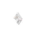 Endkappe f�r Aufbauschiene TRACK 48V, Standard, IP20, wei�