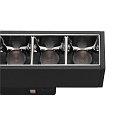 LED Spot IN-LINE 44 TRACK 48V, Darklight Reflector, 35�, 14W, CRI90, DALI, IP20, 2700K, 1180lm, schwarz/schwarz