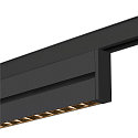 SLV LED Spot IN-LINE 46 TRACK 48V, Darklight Reflector, 35�, 14W, CRI90, Move DALI, IP20, 3000K, 1230lm, schwarz/schwarz