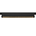 SLV LED Spot IN-LINE 46 TRACK 48V, Darklight Reflector, 35�, 14W, CRI90, Move DALI, IP20, 3000K, 1230lm, schwarz/schwarz