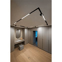 SLV LED Niedervolt-Schienen-Strahler NUMINOS� XS DALI 2, rund, 48V, 8.7W 4000K 40�, DALI dimmbar, schwenkbar, matt schwarz
