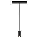 SLV LED Pendelleuchte NUMINOS� XS TRACK 48V, 55�, 8,7W, CRI90, DALI, IP20, 2700K, 670lm, schwarz/chrom