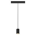 SLV LED Pendelleuchte NUMINOS� XS TRACK 48V, 20�, 8,7W, CRI90, DALI, IP20, 3000K, 730lm, schwarz/wei�