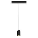 SLV LED Pendelleuchte NUMINOS� XS TRACK 48V, 20�, 8,7W, CRI90, DALI, IP20, 3000K, 730lm, schwarz/chrom
