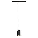 LED Pendelleuchte NUMINOS� XS TRACK 48V, 55�, 8,7W, CRI90, DALI, IP20, 3000K, 690lm, schwarz/schwarz