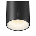 SLV LED Niedervolt-Schienen Pendelleuchte NUMINOS� XS, 48V, 8.7W 4000K 40�, DALI 2 dimmbar, matt schwarz / innen matt wei�