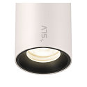 SLV LED Niedervolt-Schienen Pendelleuchte NUMINOS� XS, 48V, 8.7W 4000K 20�, DALI 2 dimmbar, matt wei� / innen matt schwarz