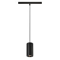 LED Pendelleuchte NUMINOS� S TRACK 48V, 20�, 16W, CRI90, DALI, IP20, 2700K, 960lm, schwarz/chrom