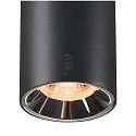 SLV LED Pendelleuchte NUMINOS� S TRACK 48V, 40�, 16W, CRI90, DALI, IP20, 2700K, 1000lm, schwarz/chrom