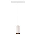 SLV LED Pendelleuchte NUMINOS� S TRACK 48V, 40�, 16W, CRI90, DALI, IP20, 2700K, 970lm, wei�/schwarz