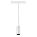 SLV LED Pendelleuchte NUMINOS� S TRACK 48V, 20�, 16W, CRI90, DALI, IP20, 3000K, 1050lm, wei�/chrom
