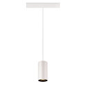 SLV LED Pendelleuchte NUMINOS� S TRACK 48V, 55�, 16W, CRI90, DALI, IP20, 3000K, 1030lm, wei�/schwarz