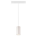 SLV LED Niedervolt-Schienen-Pendelleuchte NUMINOS� S DALI, 48V, 16W 4000K 55�, DALI 2 dimmbar, matt wei�