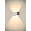 SLV outdoor wall luminaire OVAL 14 WL IP65, white