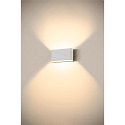 SLV LED Outdoor Wandaufbauleuchte OVAL 18 WL, 9,3W, 2700/3000K, 860lm, CRI80, IP65, wei�