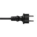 SLV LED Erdspie�-Leuchte SYNA GARDEN, IP65 IK06, 6W 3000K 540lm 36�, neigbar, IP-Steckerkabel, schwarz