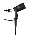 SLV LED Erdspie�-Leuchte SYNA GARDEN, IP65 IK06, 6W 3000K 540lm 36�, neigbar, IP-Steckerkabel, schwarz