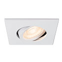Abdeckung MOVE f�r LED Einbauleuchte UNIVERSAL DOWNLIGHT PHASE, IP20 (Indoor), quadratisch, schwenkbar, wei�