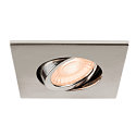 SLV Abdeckung MOVE f�r LED Einbauleuchte UNIVERSAL DOWNLIGHT PHASE, IP20 (Indoor), quadratisch, schwenkbar, chrom