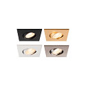 SLV Abdeckung MOVE f�r LED Einbauleuchte UNIVERSAL DOWNLIGHT PHASE, IP20 (Indoor), quadratisch, schwenkbar, chrom